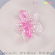 Plumeria Flower Hair Clip, Hair Claw Clip for Lady - Tiny Mochi