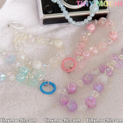Adorable Faux Pearl Bag Charm Keyring - Perfect Backpack Companion - Tiny Mochi