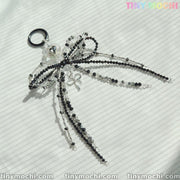 Elegant Sparkling Bow Bag Charm - Must-Have for Bag & Key Add-On - Tiny Mochi