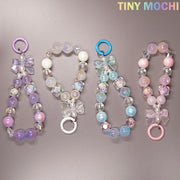 Adorable Faux Pearl Bag Charm Keyring - Perfect Backpack Companion - Tiny Mochi