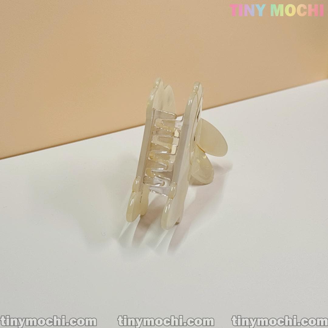 Iridescent Bunny Hair Clip | Cute Hair Claw for Thick Hair - Tiny Mochi
