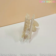 Iridescent Bunny Hair Clip | Cute Hair Claw for Thick Hair - Tiny Mochi