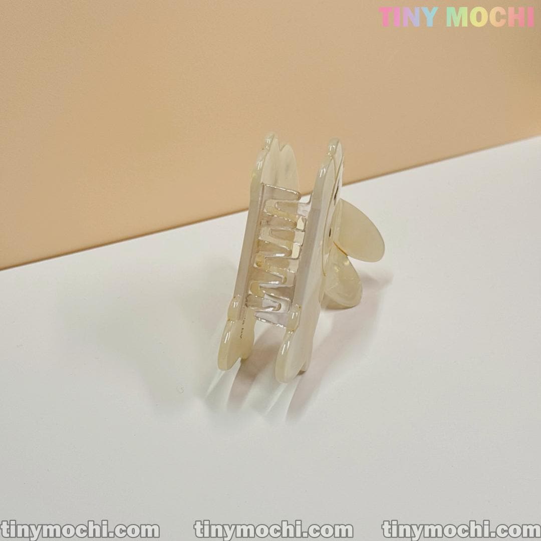 Iridescent Bunny Hair Clip | Cute Hair Claw for Thick Hair - Tiny Mochi