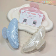 Large Marble Hair Claw Clip 11cm Crescent Acrylic Claw for Thick Hair Pastel Acetate Shark Clip for Women - Tiny Mochi