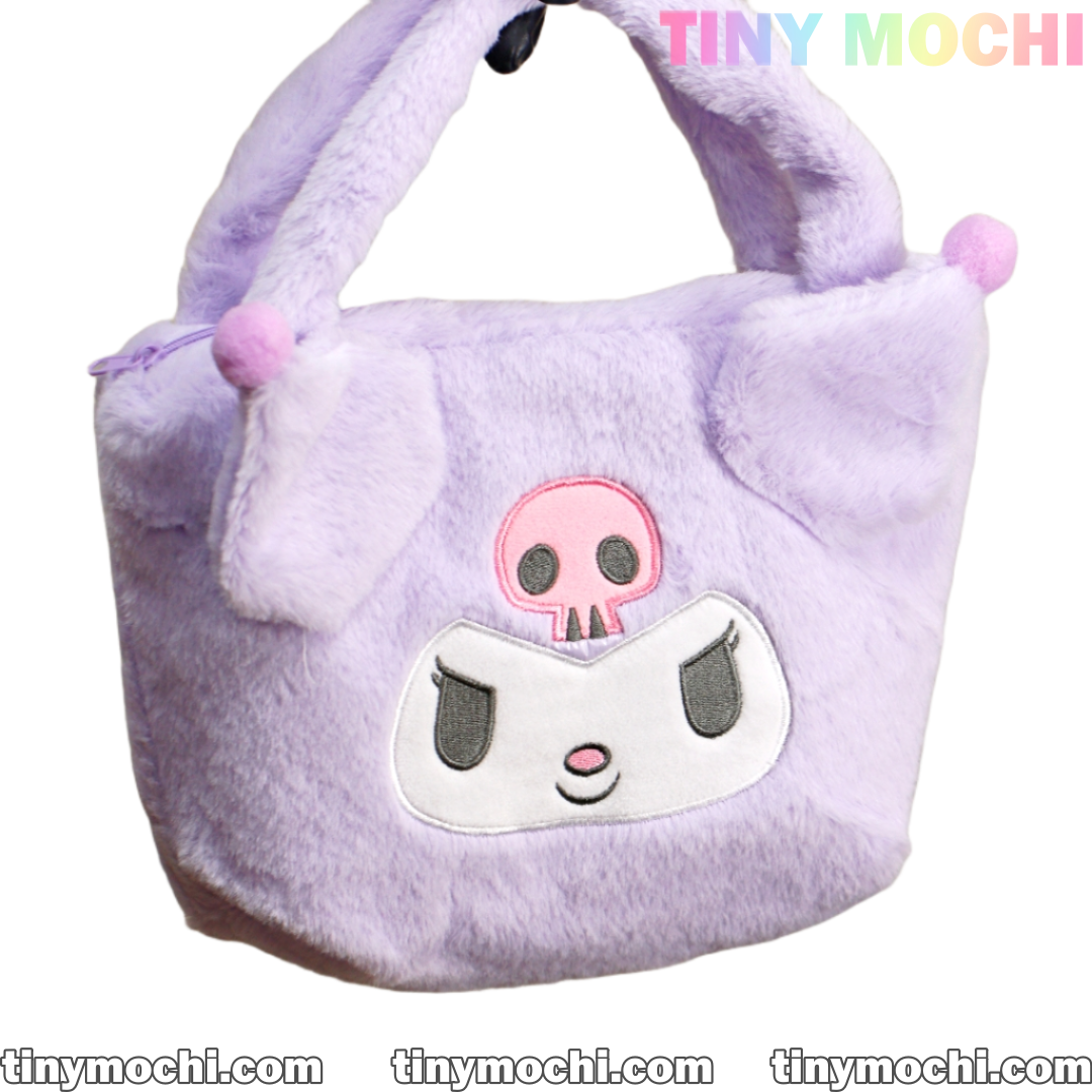 Kawaii Cartoon Characters Soft Plush Handbag—Cute and Stylish Gift for Girls