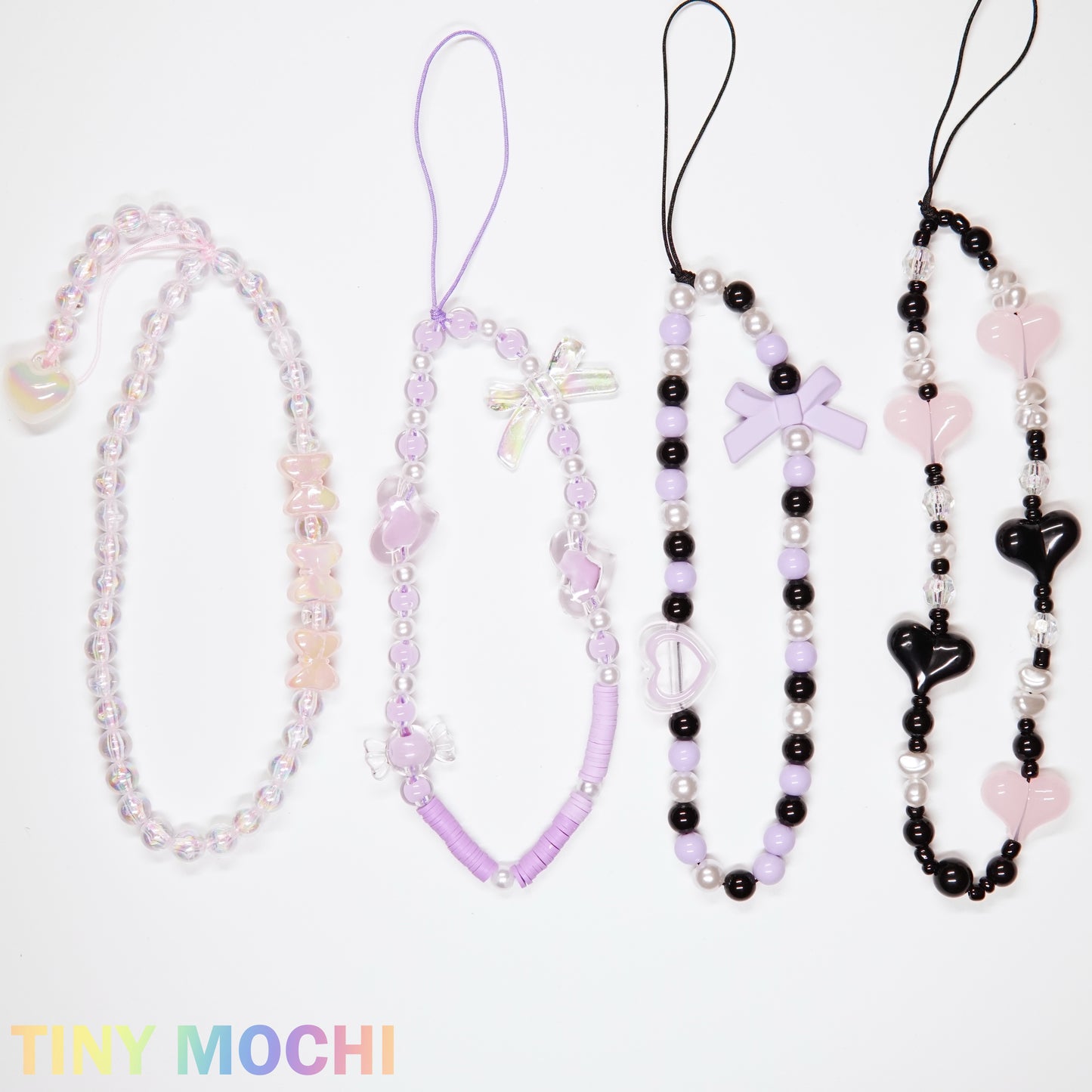 Beaded camera and cell phone wrist strap, keychain - Tiny Mochi