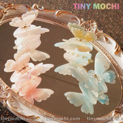 Elegant Acetate Hair Claw Clip with Double Layer Butterfly Design for Women and Girls