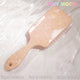 Pink Marble Pattern Paddle Hair Brush - Elegant and Durable Detangling Brush for All Hair Types