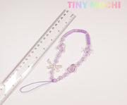 Beaded camera and cell phone wrist strap, keychain - Tiny Mochi