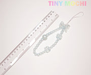 Beaded camera and cell phone wrist strap, keychain - Tiny Mochi