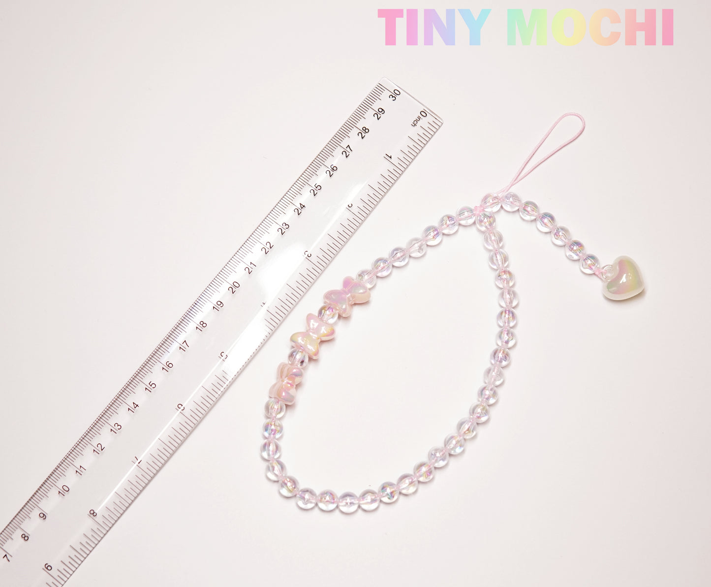 Beaded camera and cell phone wrist strap, keychain - Tiny Mochi