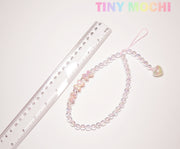 Beaded camera and cell phone wrist strap, keychain - Tiny Mochi