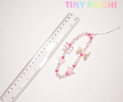 Beaded camera and cell phone wrist strap, keychain - Tiny Mochi