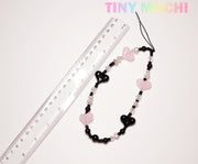 Beaded camera and cell phone wrist strap, keychain - Tiny Mochi