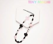 Beaded camera and cell phone wrist strap, keychain - Tiny Mochi