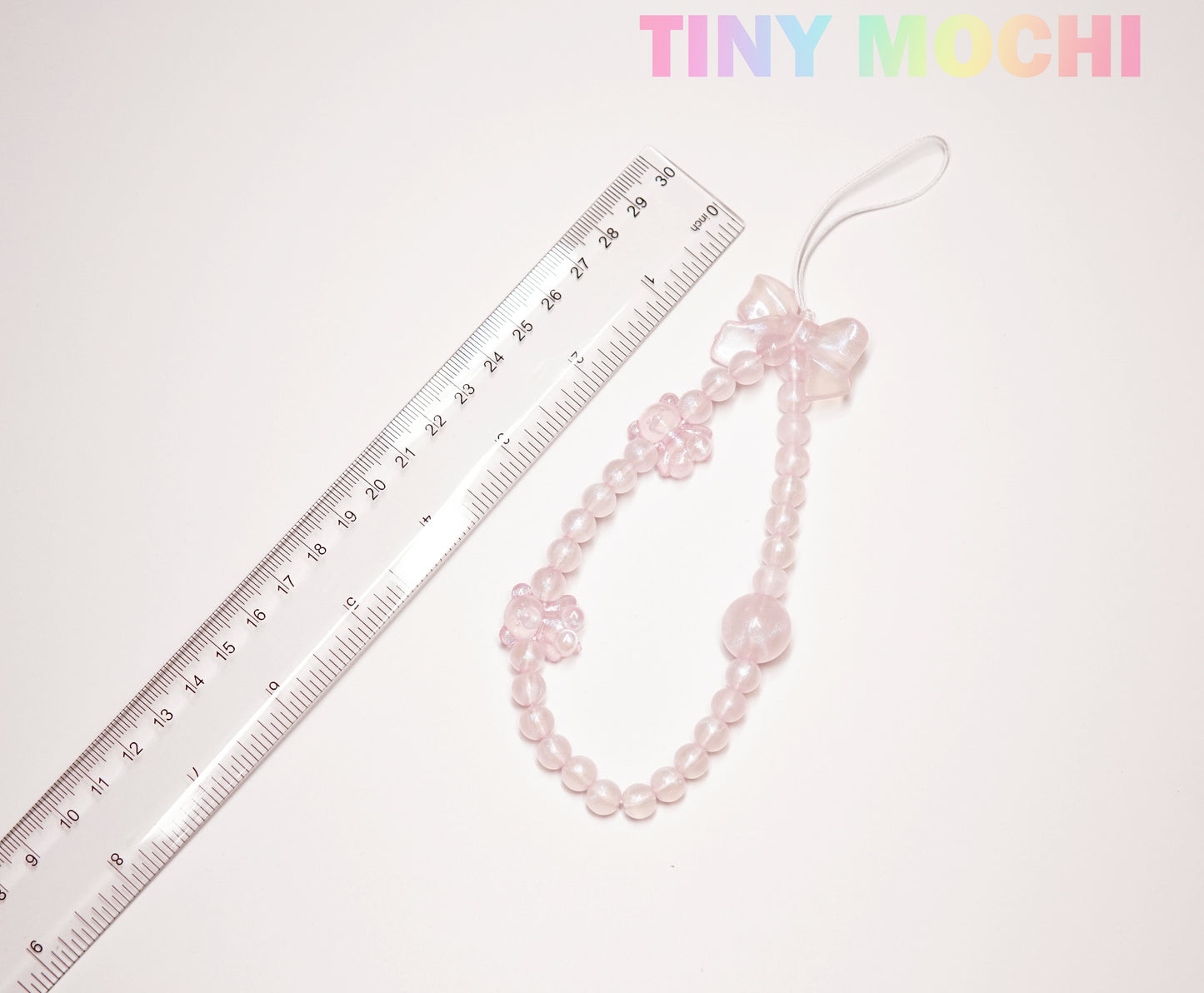 Beaded camera and cell phone wrist strap, keychain - Tiny Mochi