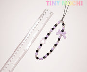 Beaded camera and cell phone wrist strap, keychain - Tiny Mochi