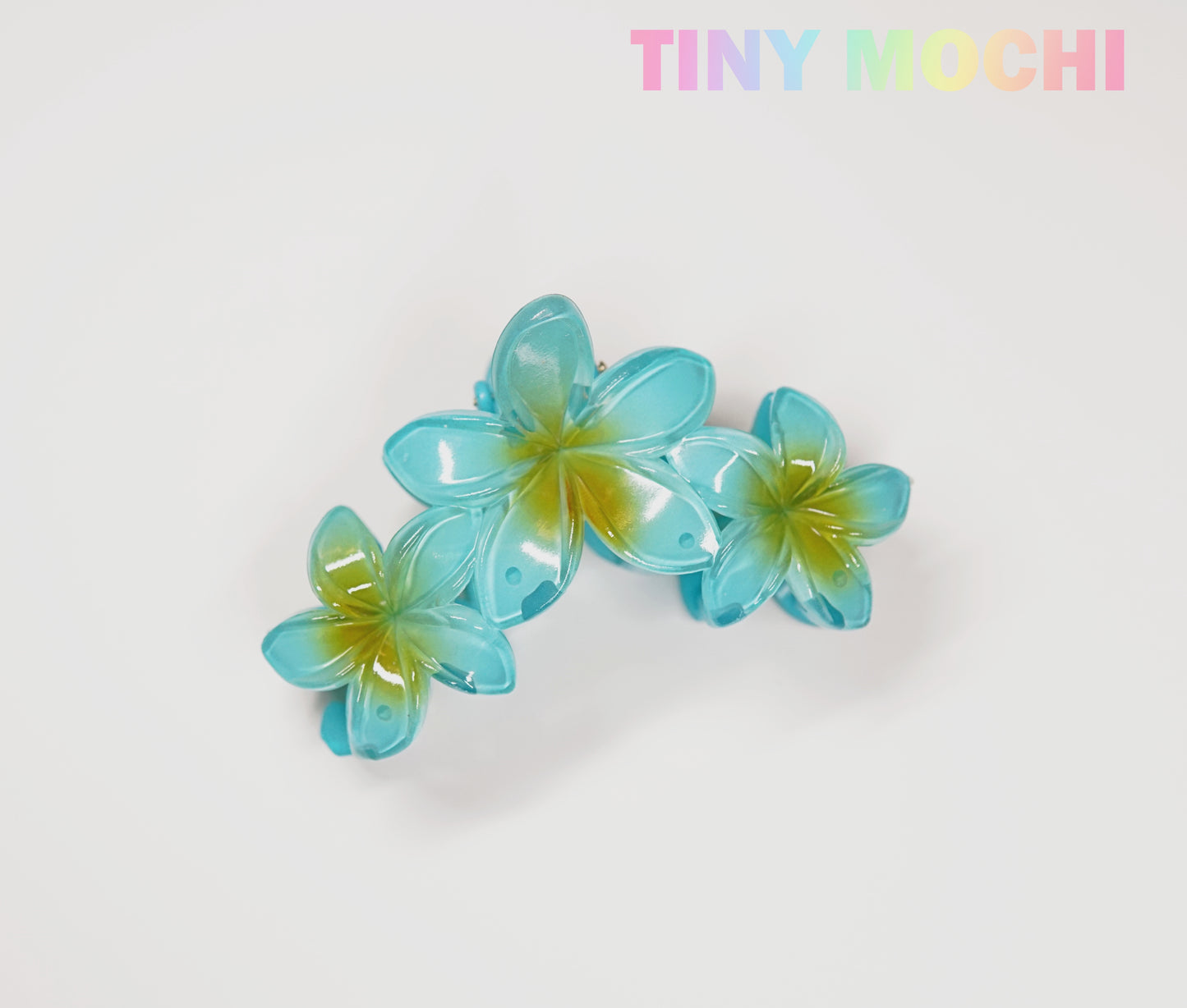 Large Colorful Flower, Non-Slip Hair Clips (4.13in/10.5cm) - Tiny Mochi