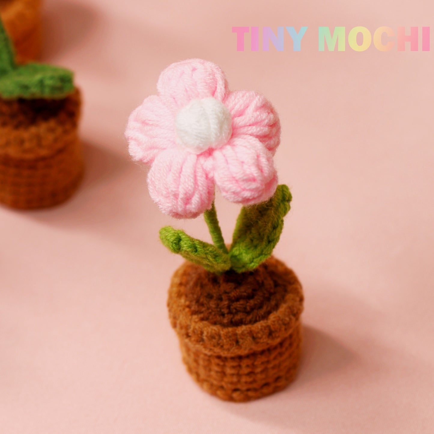 Mini Crochet Flowers Potted Plant - Tiny Mochi