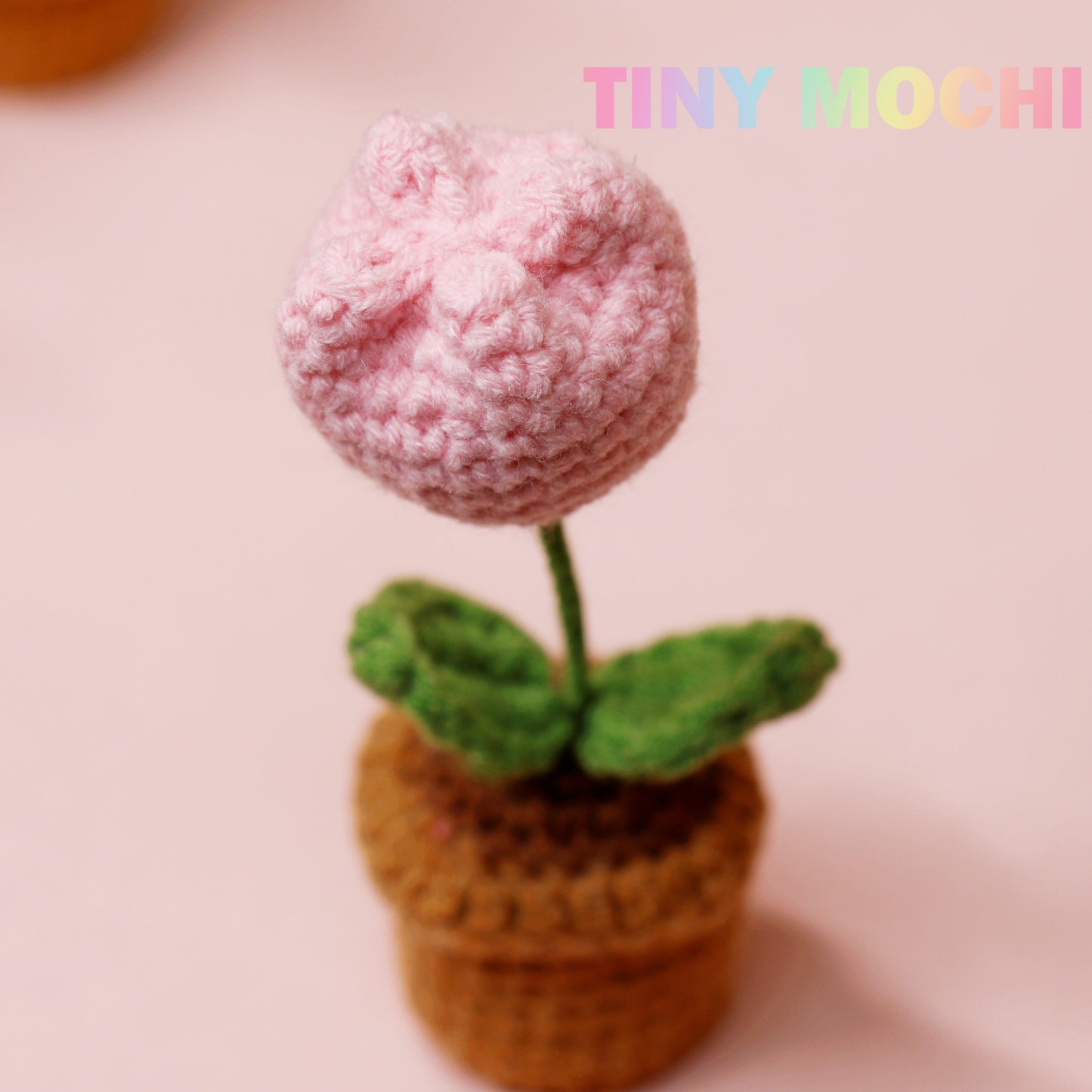 Mini Crochet Flowers Potted Plant - Tiny Mochi