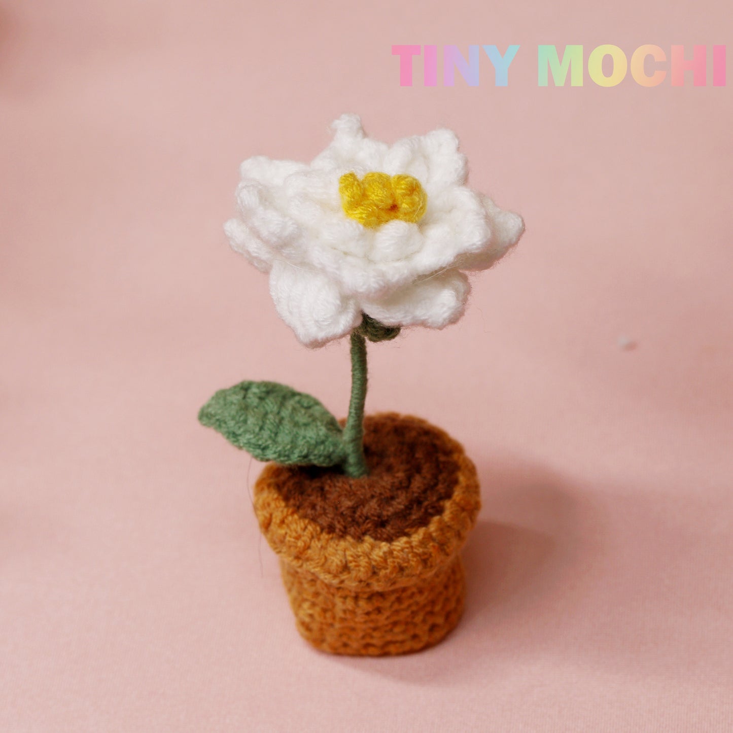 Mini Crochet Flowers Potted Plant - Tiny Mochi