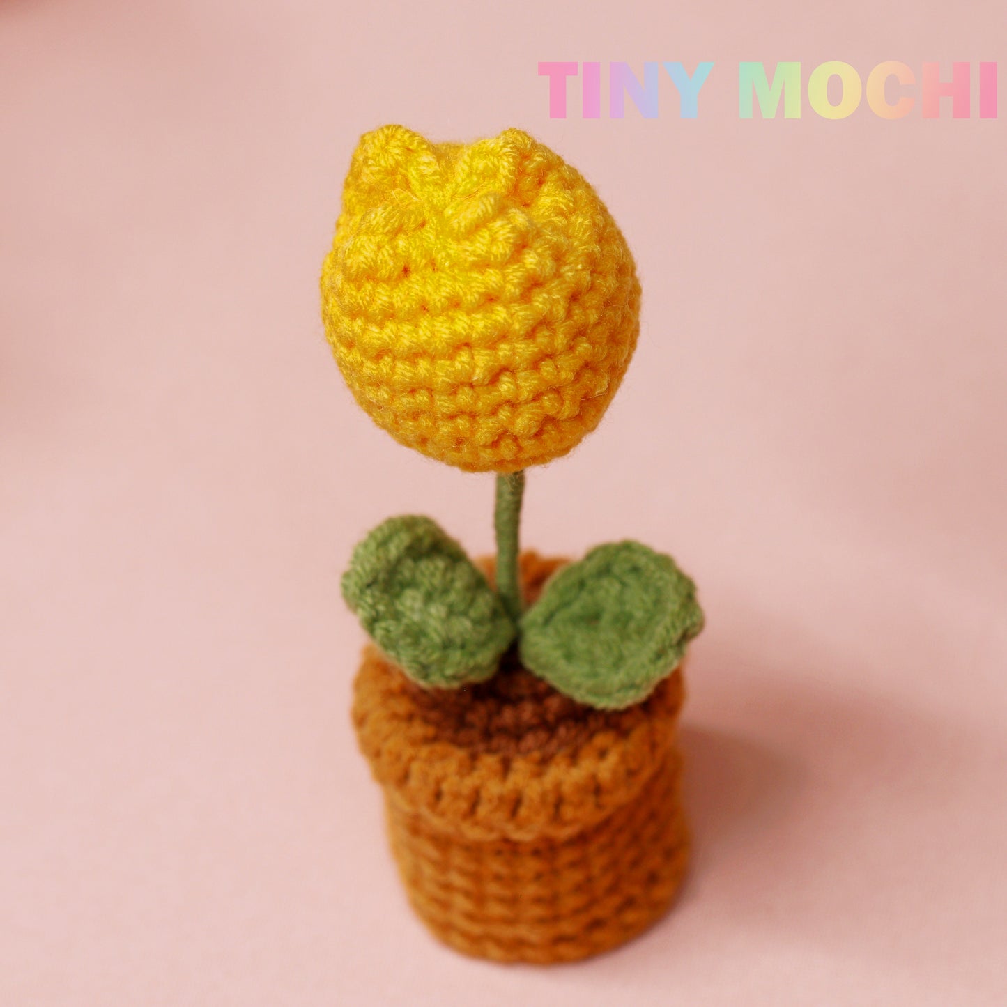 Mini Crochet Flowers Potted Plant - Tiny Mochi