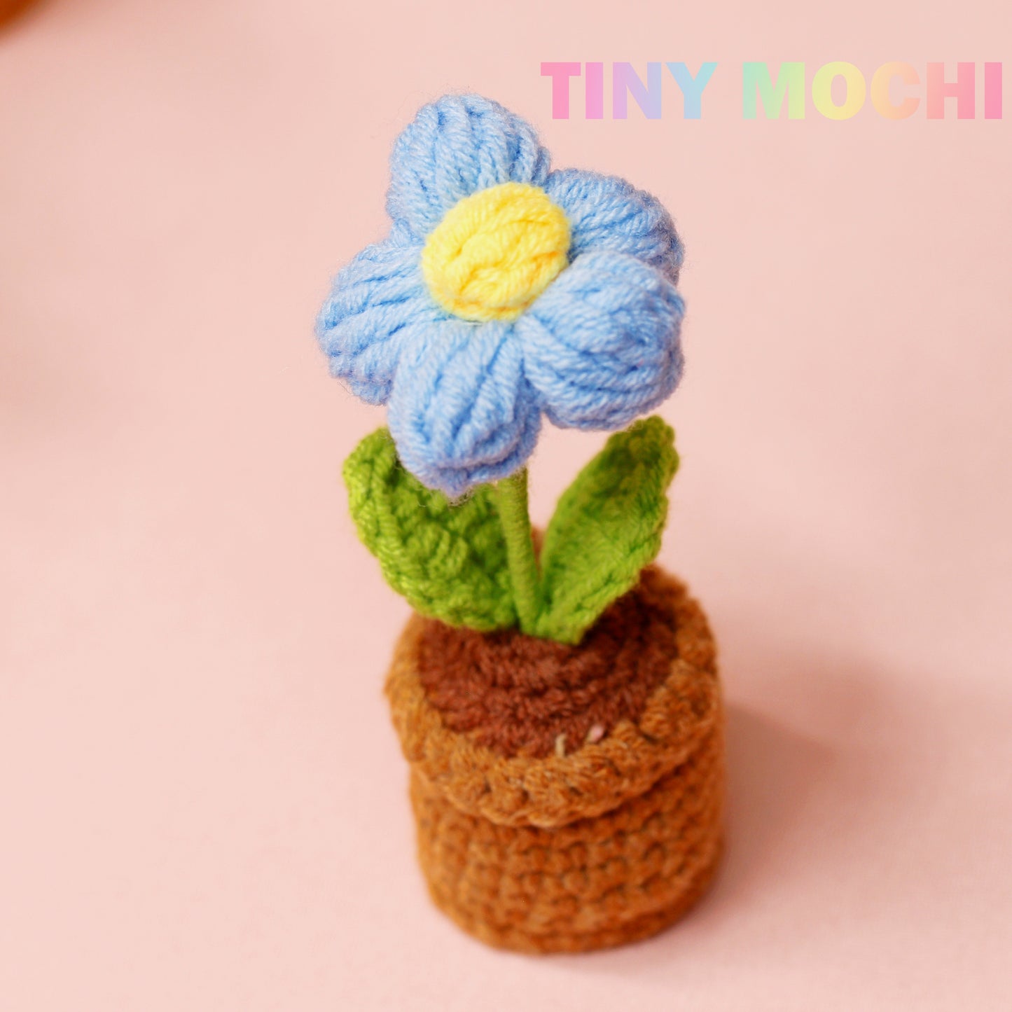 Mini Crochet Flowers Potted Plant - Tiny Mochi