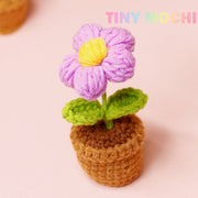 Mini Crochet Flowers Potted Plant - Tiny Mochi