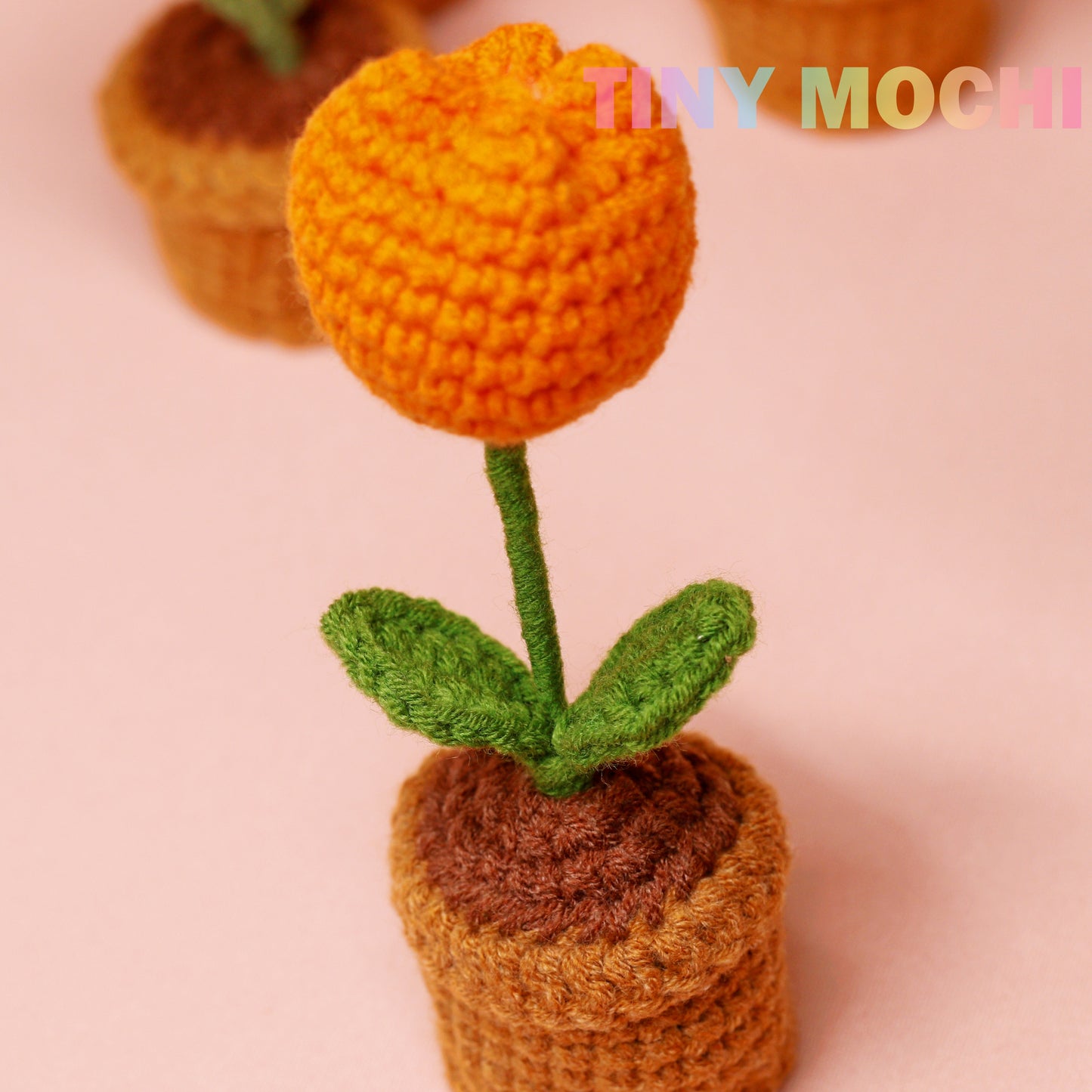 Mini Crochet Flowers Potted Plant - Tiny Mochi