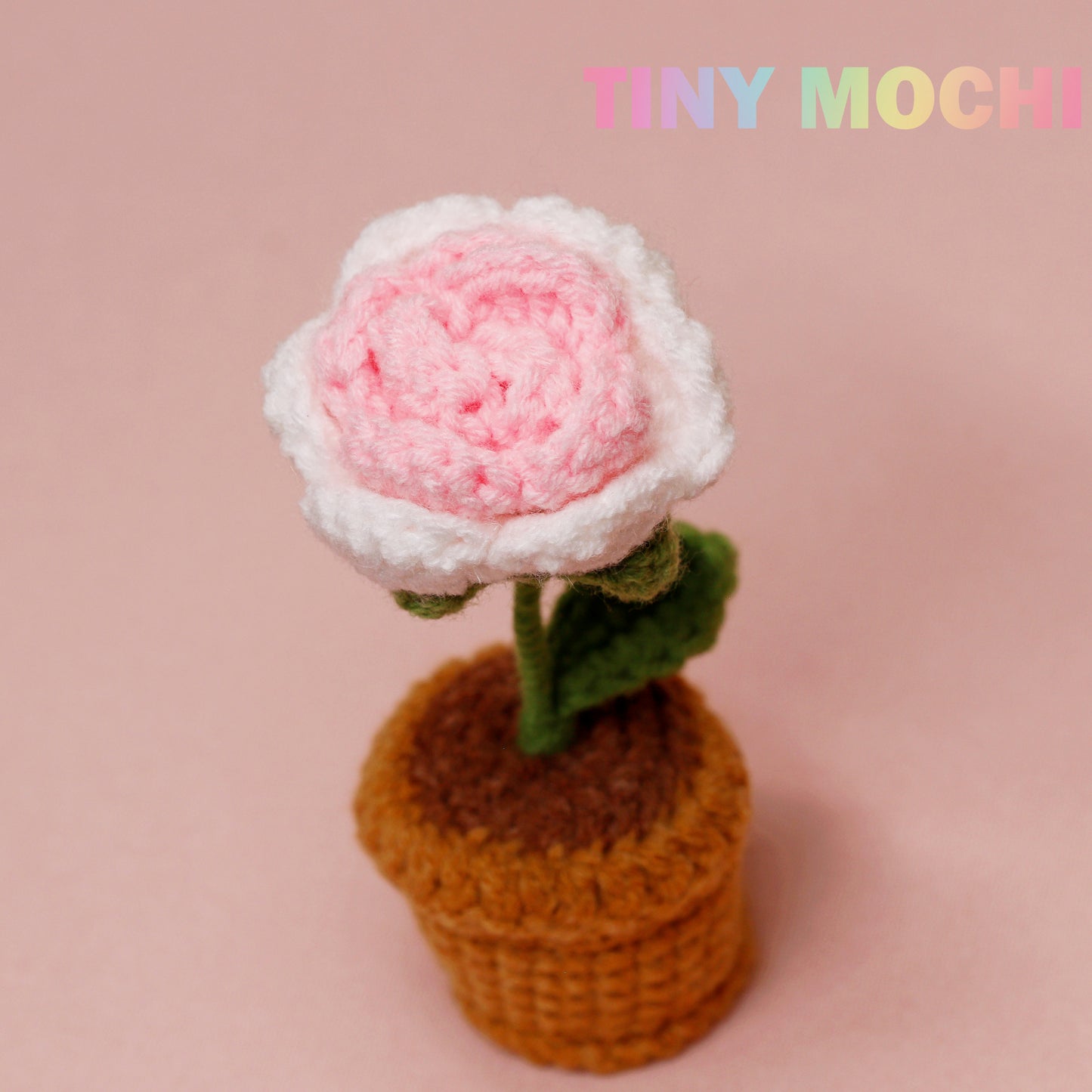 Mini Crochet Flowers Potted Plant - Tiny Mochi