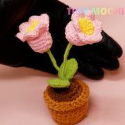 Mini Crochet Flowers Potted Plant - Tiny Mochi