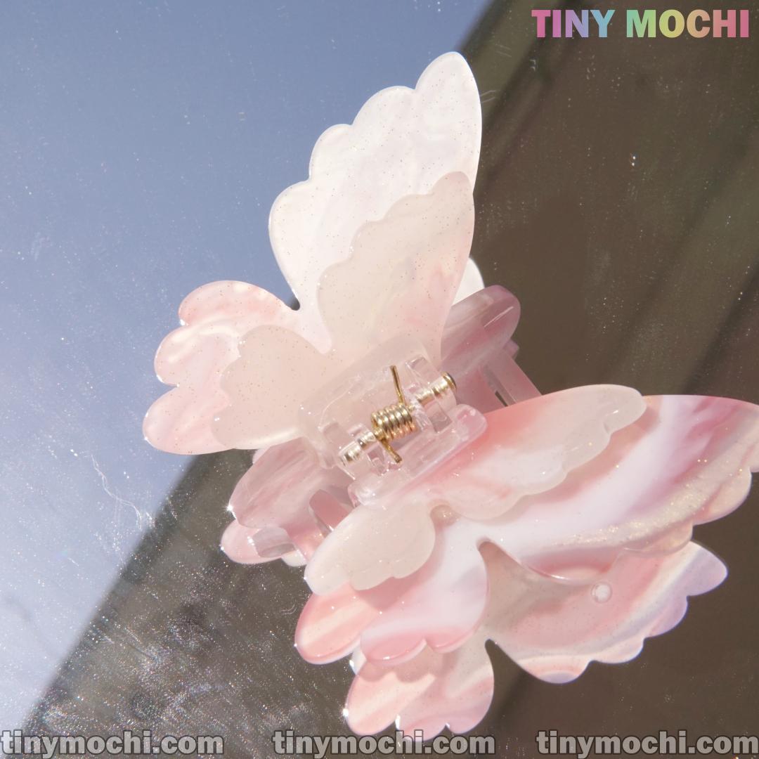 Butterfly Hair Claw Clip, UV Changing Color Hair Clip - Tiny Mochi