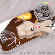 Cute Bunny Keychain - Including Heart Hook - Tiny Mochi