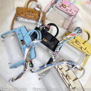 Part 1 - Tote-Shaped Transparent Key Pouch – Stylish Car Key Case for Women - Tiny Mochi