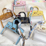Part 1 - Tote-Shaped Transparent Key Pouch – Stylish Car Key Case for Women - Tiny Mochi