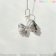 Coquette Metal Bow Keychain – Chic & Elegant Accessory for Women - Tiny Mochi