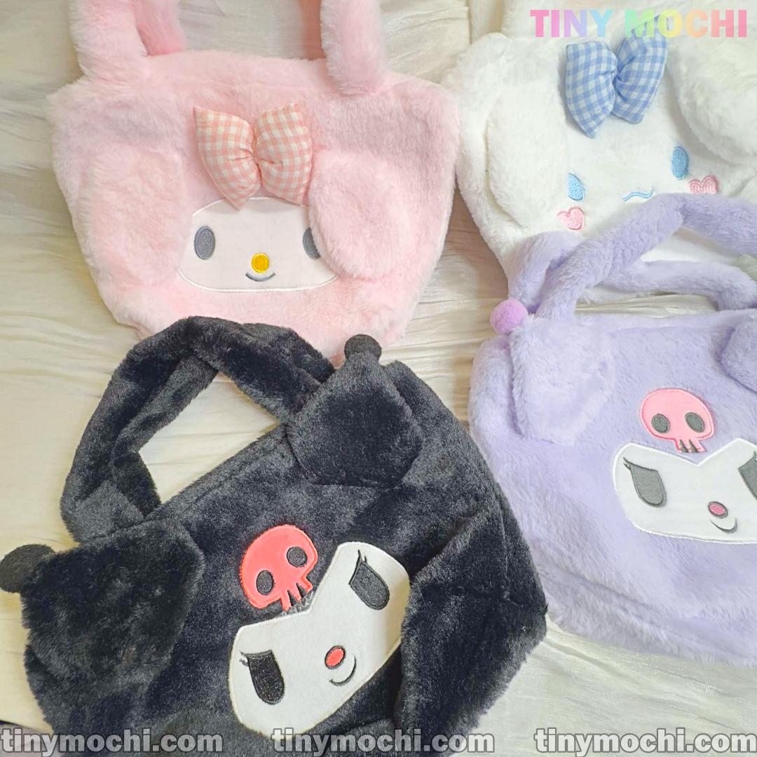 Kawaii Cartoon Characters Soft Plush Handbag—Cute and Stylish Gift for Girls - Tiny Mochi