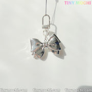 Coquette Metal Bow Keychain – Chic & Elegant Accessory for Women - Tiny Mochi